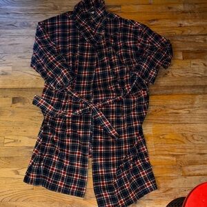Nautica Plaid robe